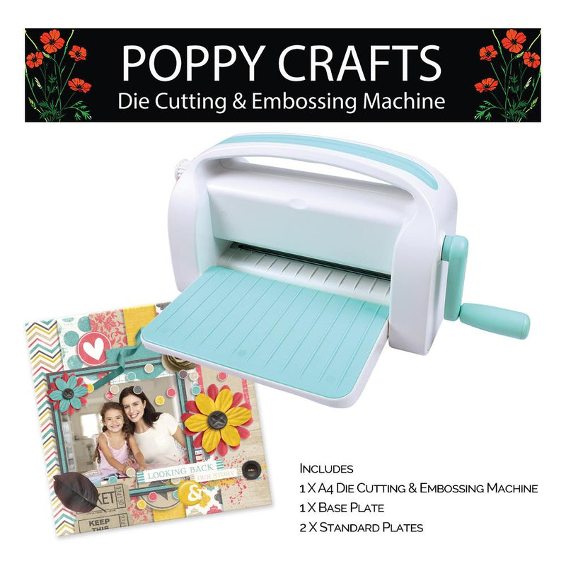 Poppy Crafts - A4 Adjustable Die cutting and Embossing Machine - Amazi –  CraftOnline